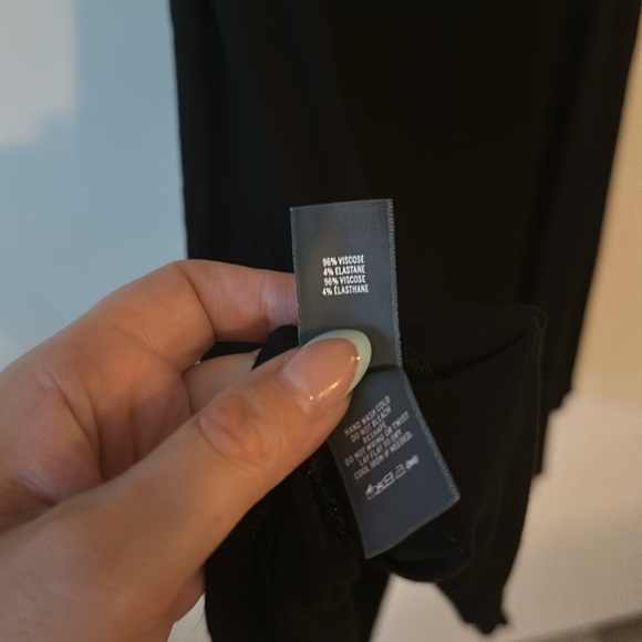 AERIE | Black Sleeveless Sheath Midi Swing Dress with Back Key Hole - Picture 10 of 12